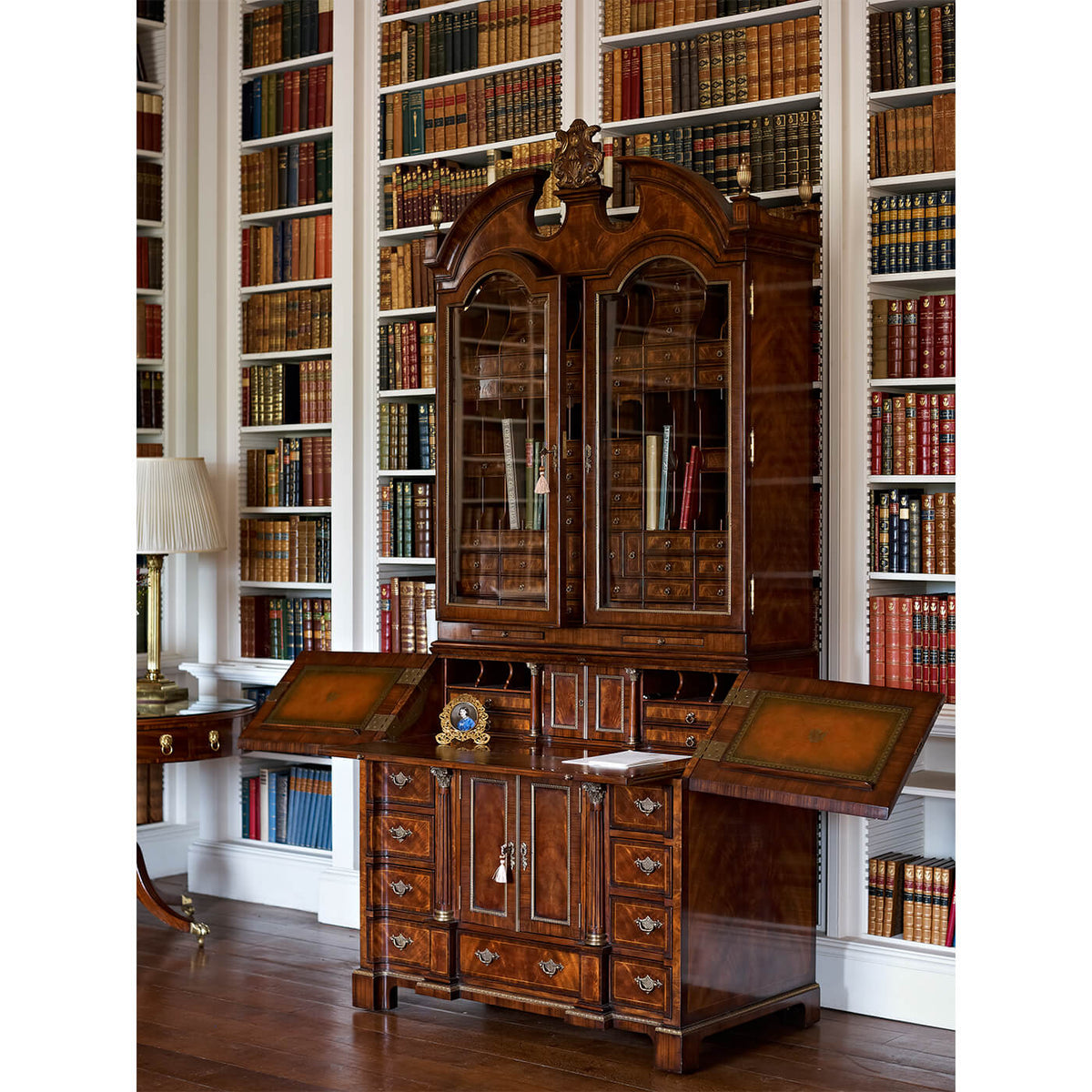 George II Mahogany Secretary Bookcase - English Georgian America