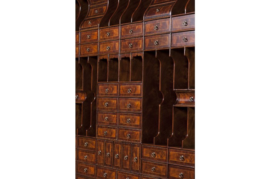 George II Mahogany Secretary Bookcase - English Georgian America