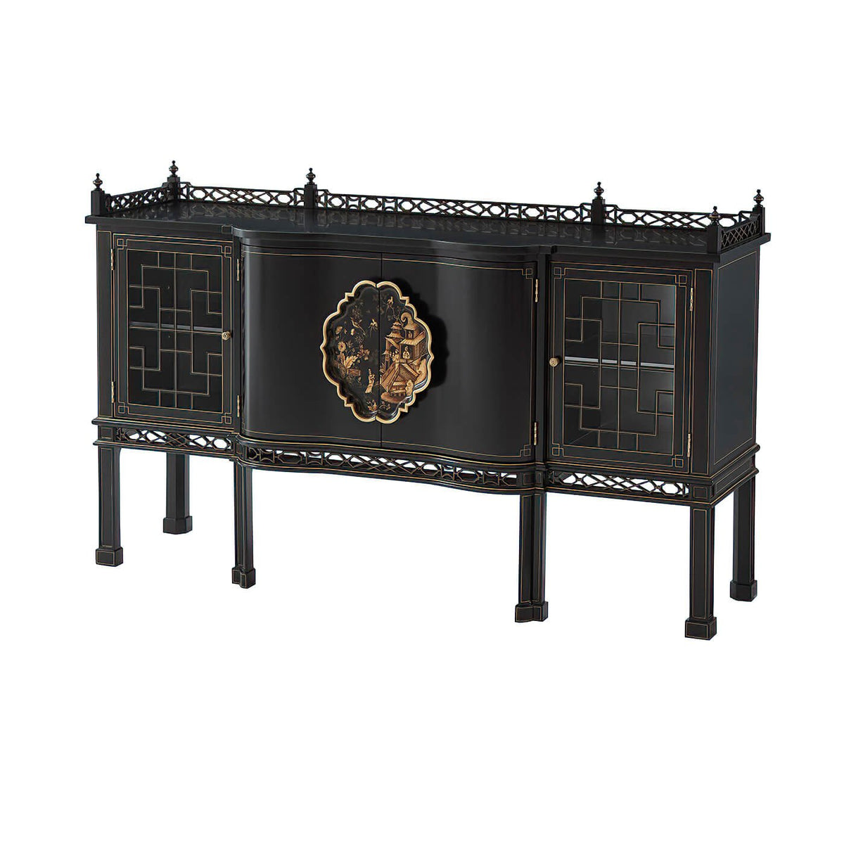 George II Style Chippendale Sideboard - English Georgian America
