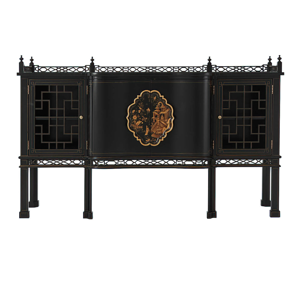 George II Style Chippendale Sideboard - English Georgian America