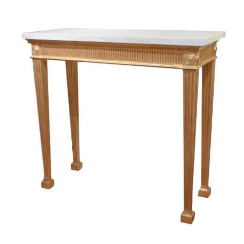 George III Adam Console Table - English Georgian America
