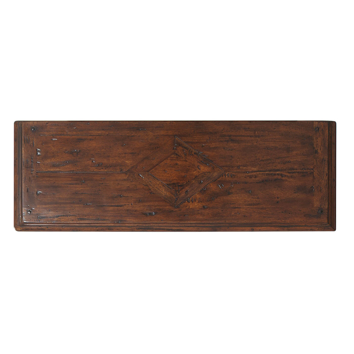 George III Antiqued Wood Side Cabinet - English Georgian America