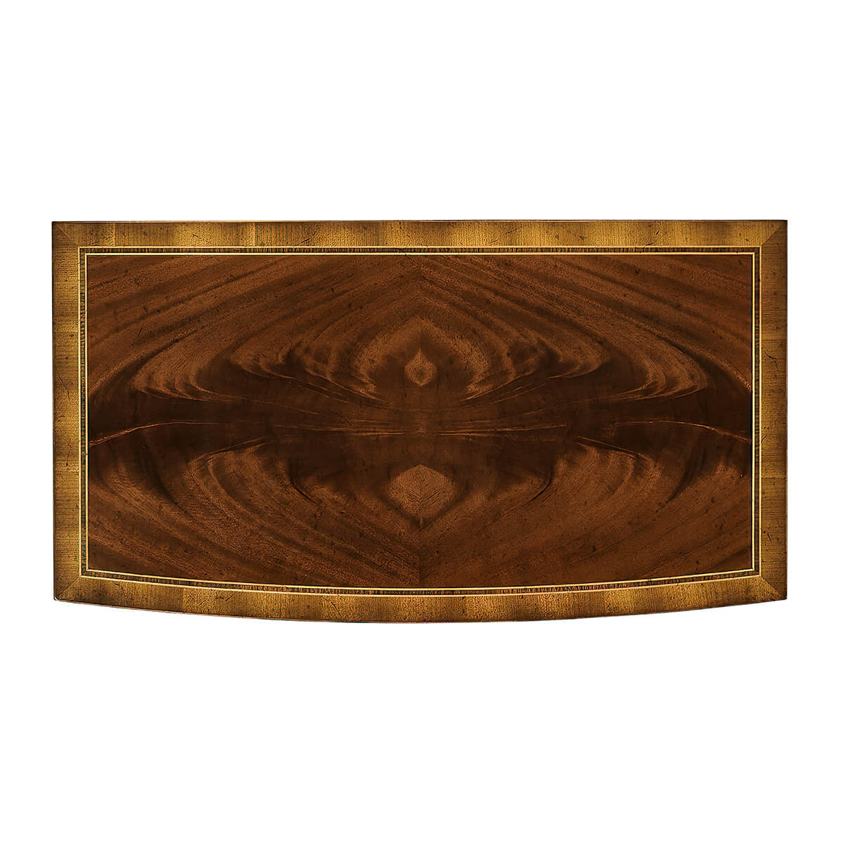 George III Bow Front Bedside Dresser - English Georgian America