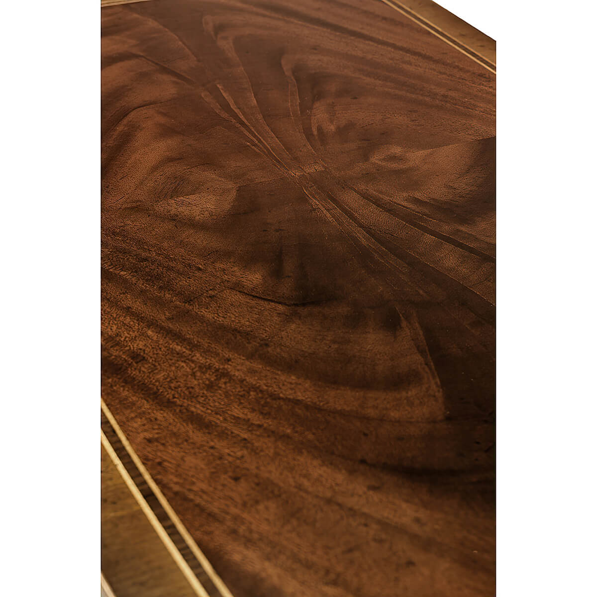 George III Bow Front Bedside Dresser - English Georgian America