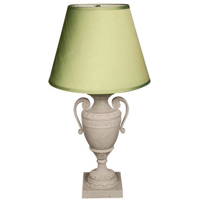 George III Carved Adam Lamp - English Georgian America