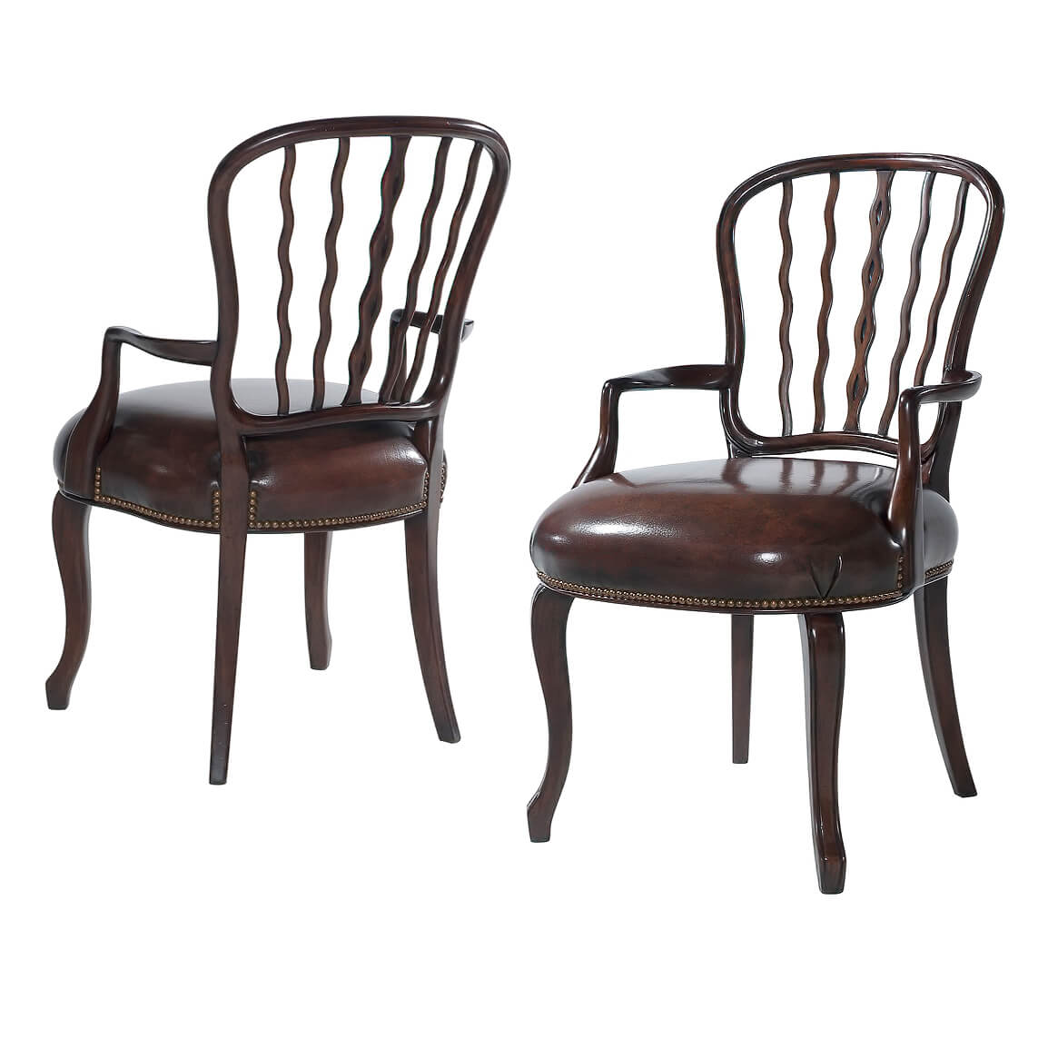 George III (Hepplewhite) Mahogany Dining Armchair - English Georgian America