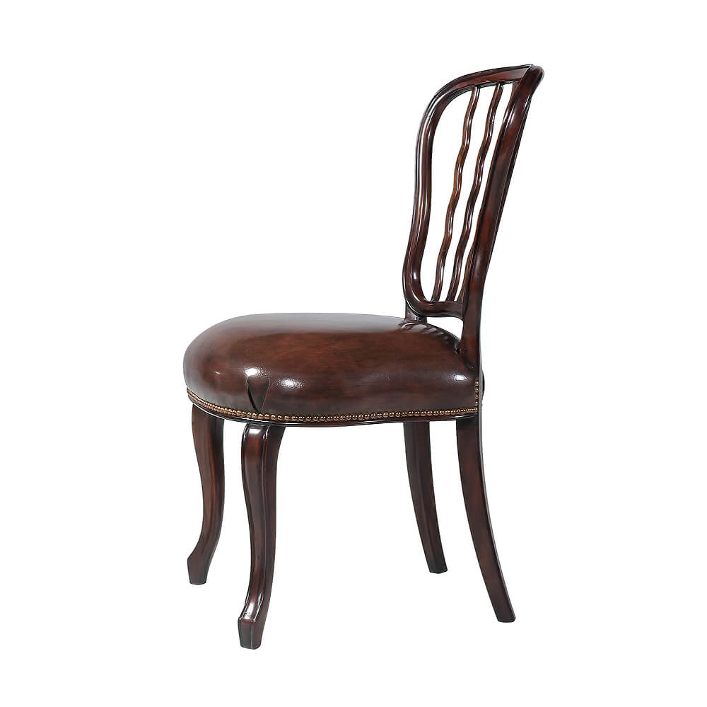 George III (Hepplewhite) Mahogany Dining Side Chair - English Georgian America