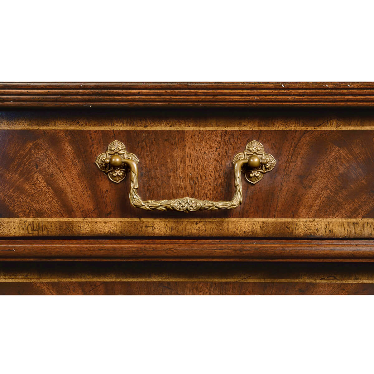 George III Mahogany Chest - English Georgian America