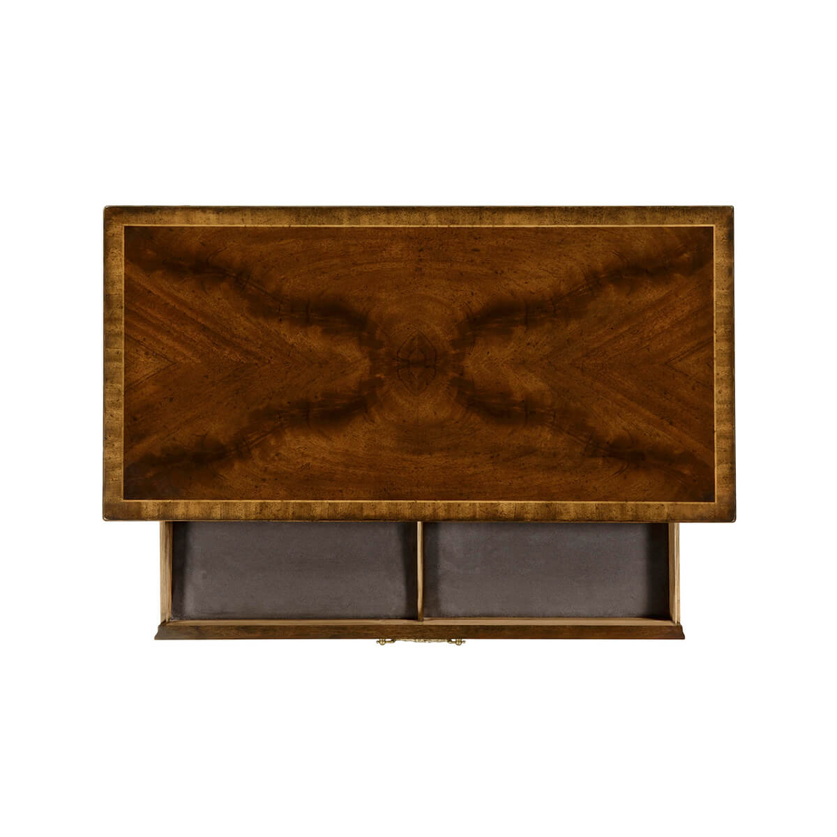 George III Mahogany Chest - English Georgian America