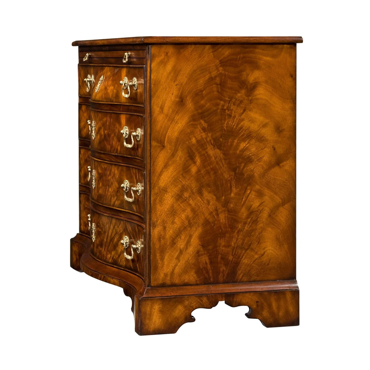 George III Mahogany Chest of Drawers - English Georgian America