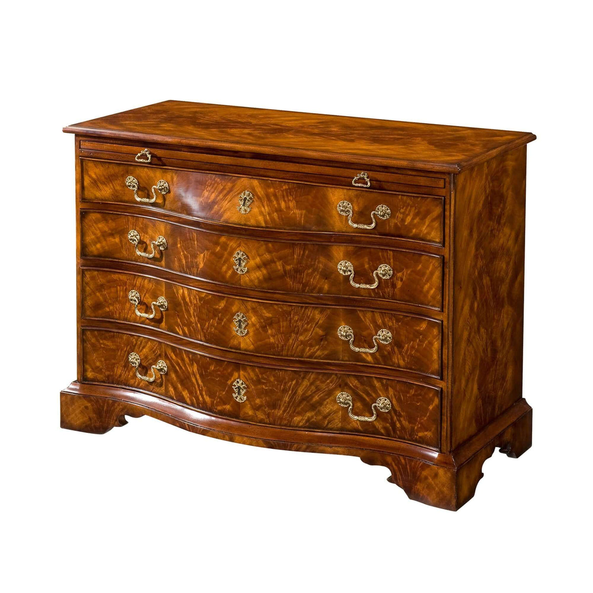 George III Mahogany Chest of Drawers - English Georgian America