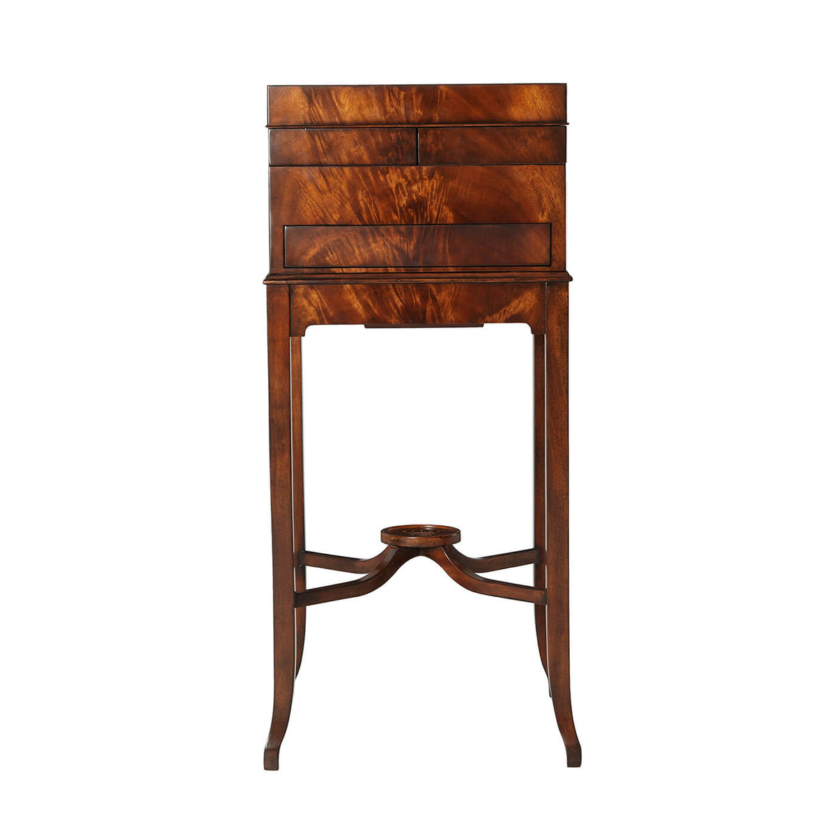 George III Mahogany Dressing Table - English Georgian America