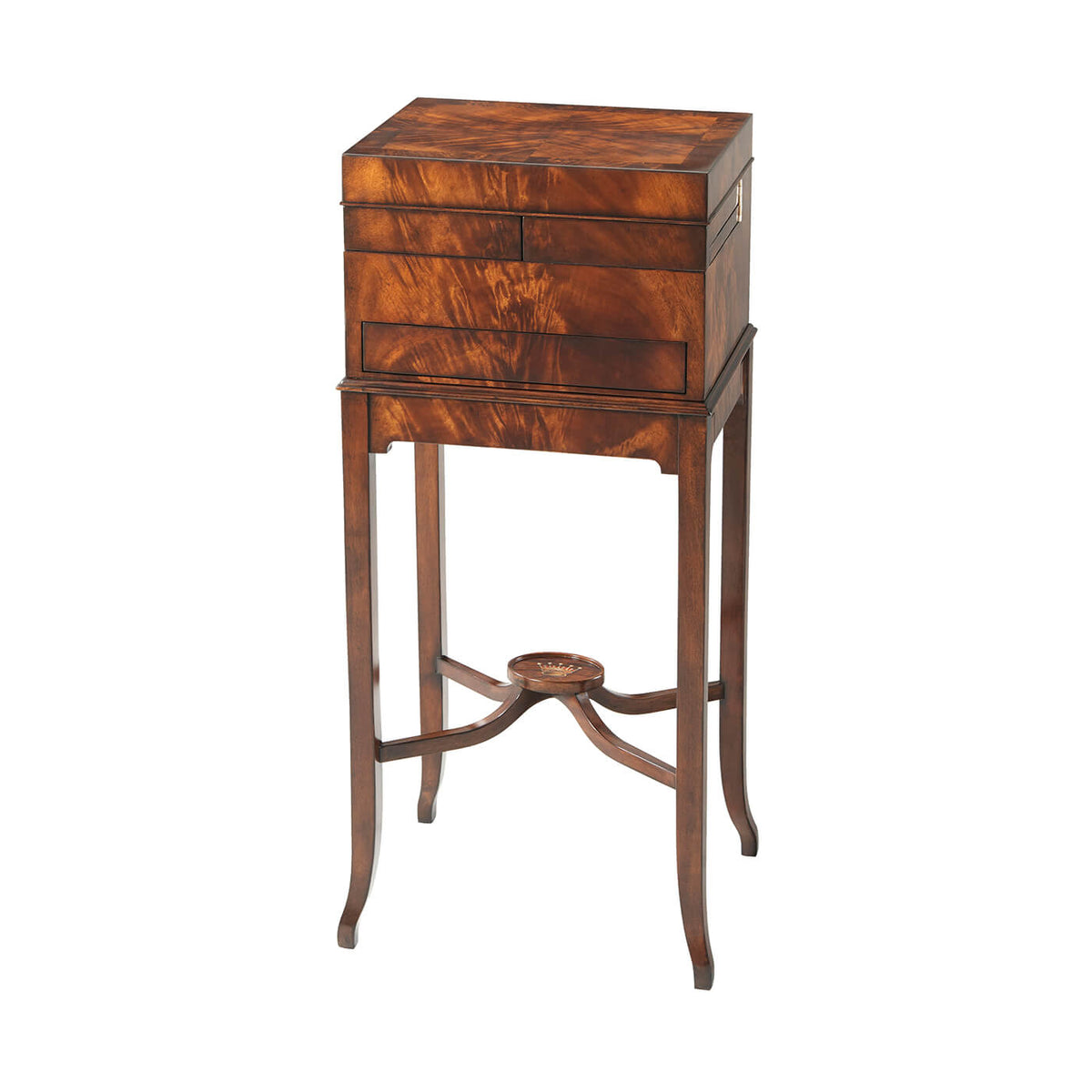 George III Mahogany Dressing Table - English Georgian America