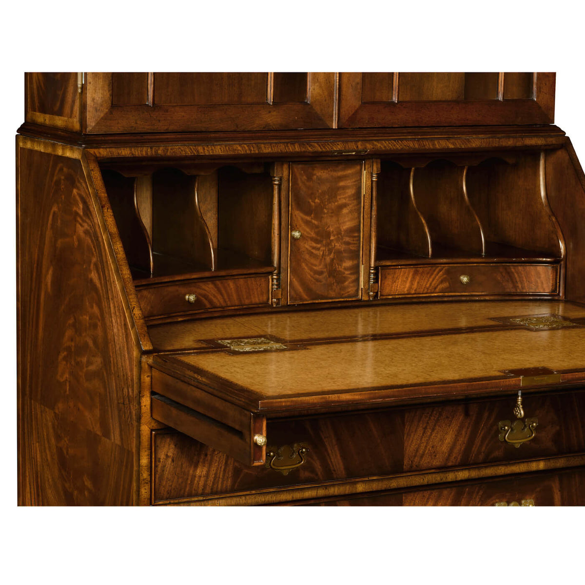 George III Mahogany Secretary Bookcase - English Georgian America