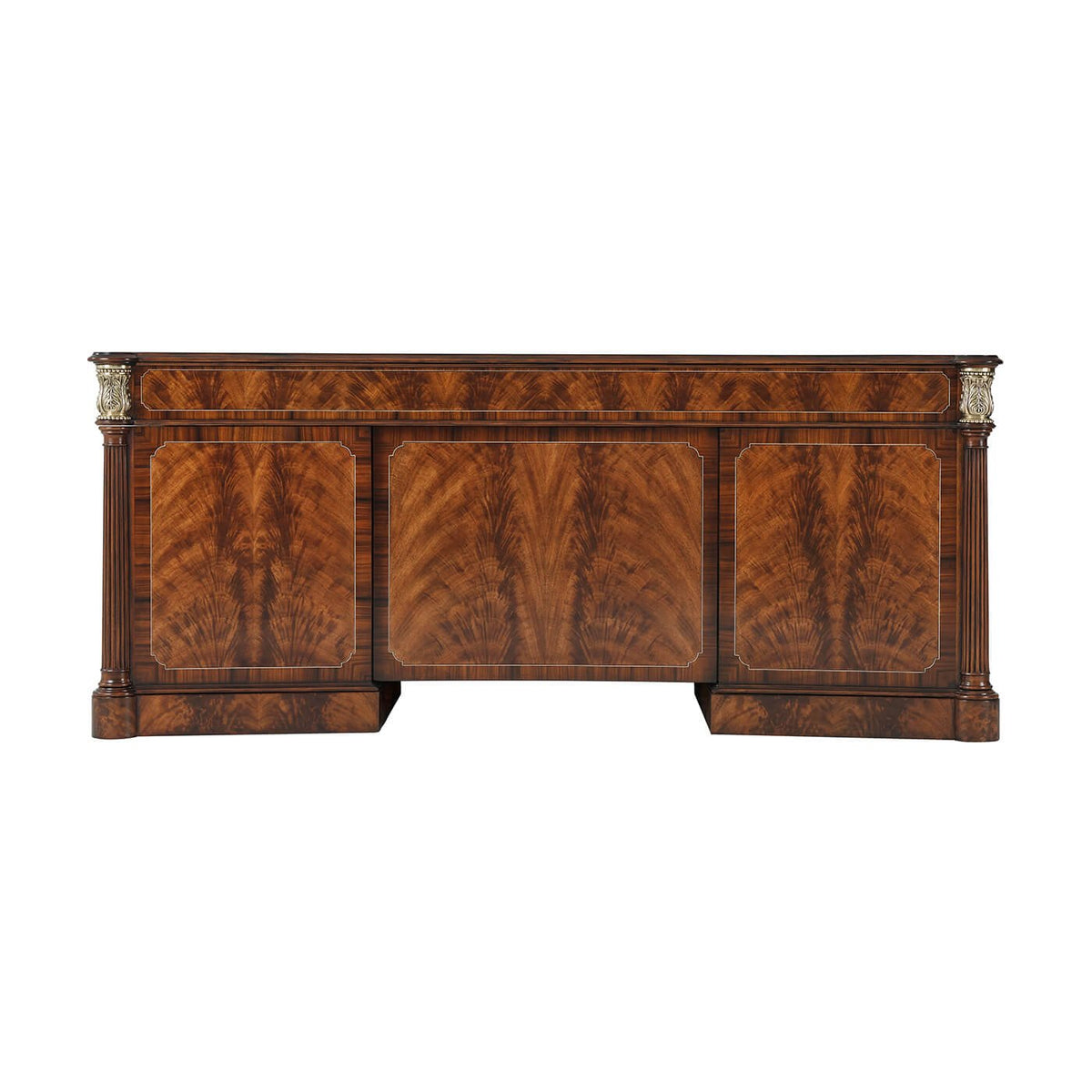 George III Pedestal Desk - English Georgian America
