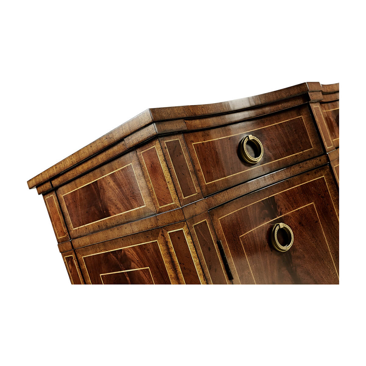 George III Serpentine Sideboard - English Georgian America