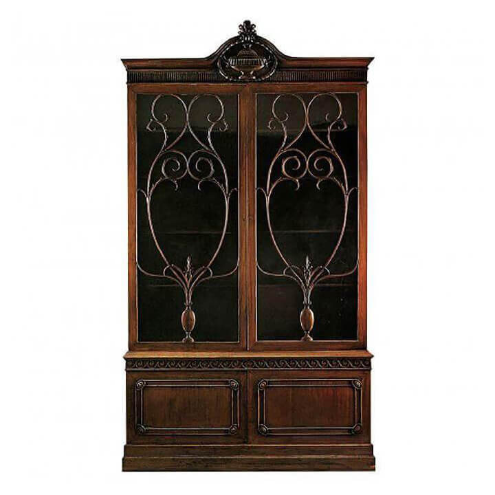 George III Style Mahogany Bookcase - English Georgian America