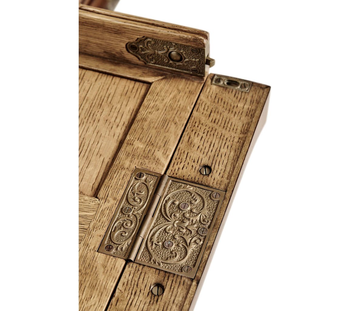 George III Style Walnut Pedestal Desk – Leather Top - English Georgian America