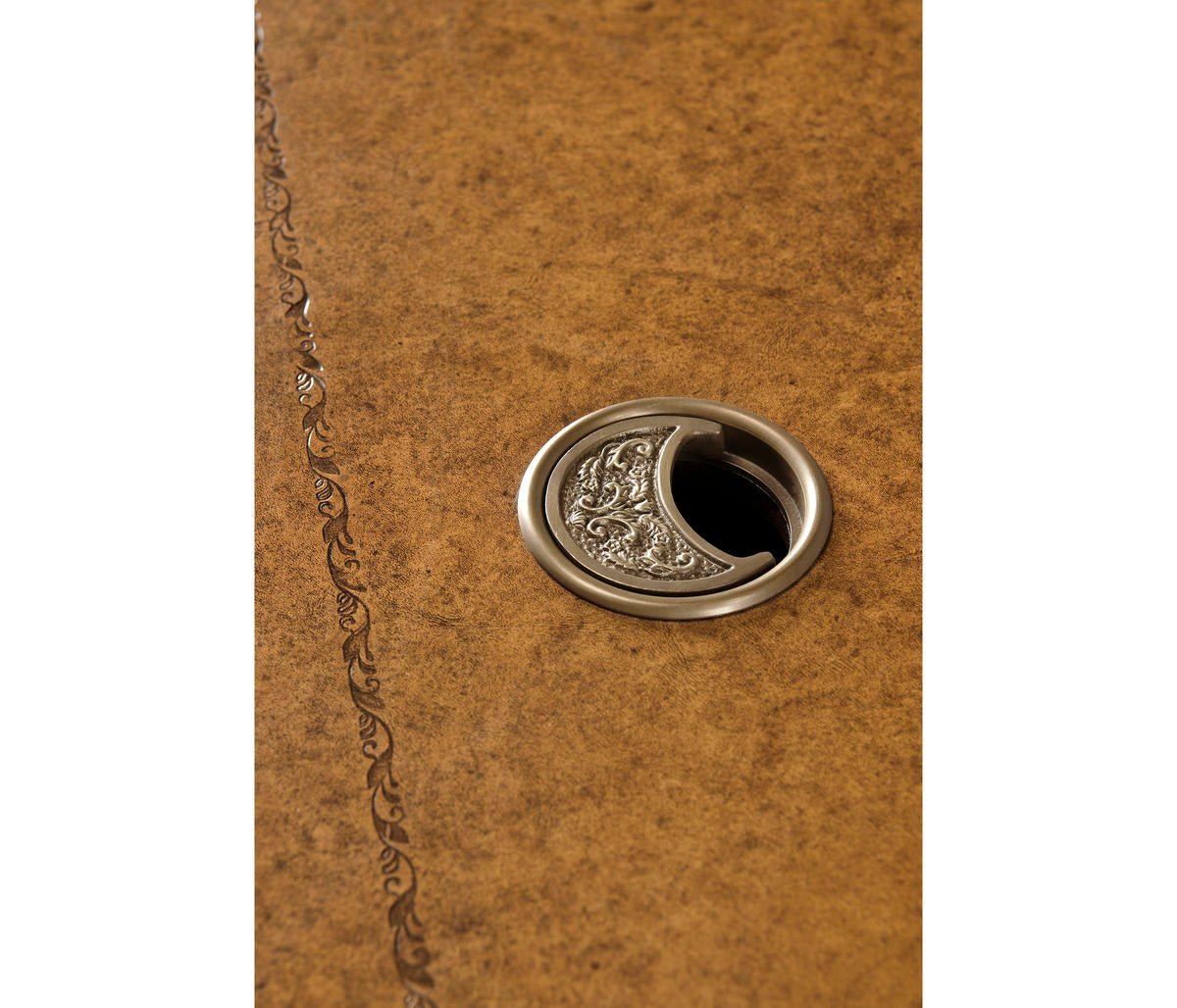 George III Style Walnut Pedestal Desk – Leather Top - English Georgian America