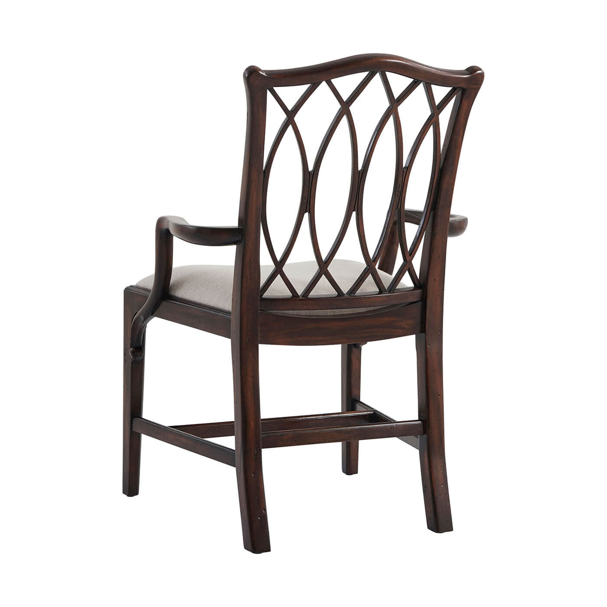 George III Trellis Back Armchair - English Georgian America