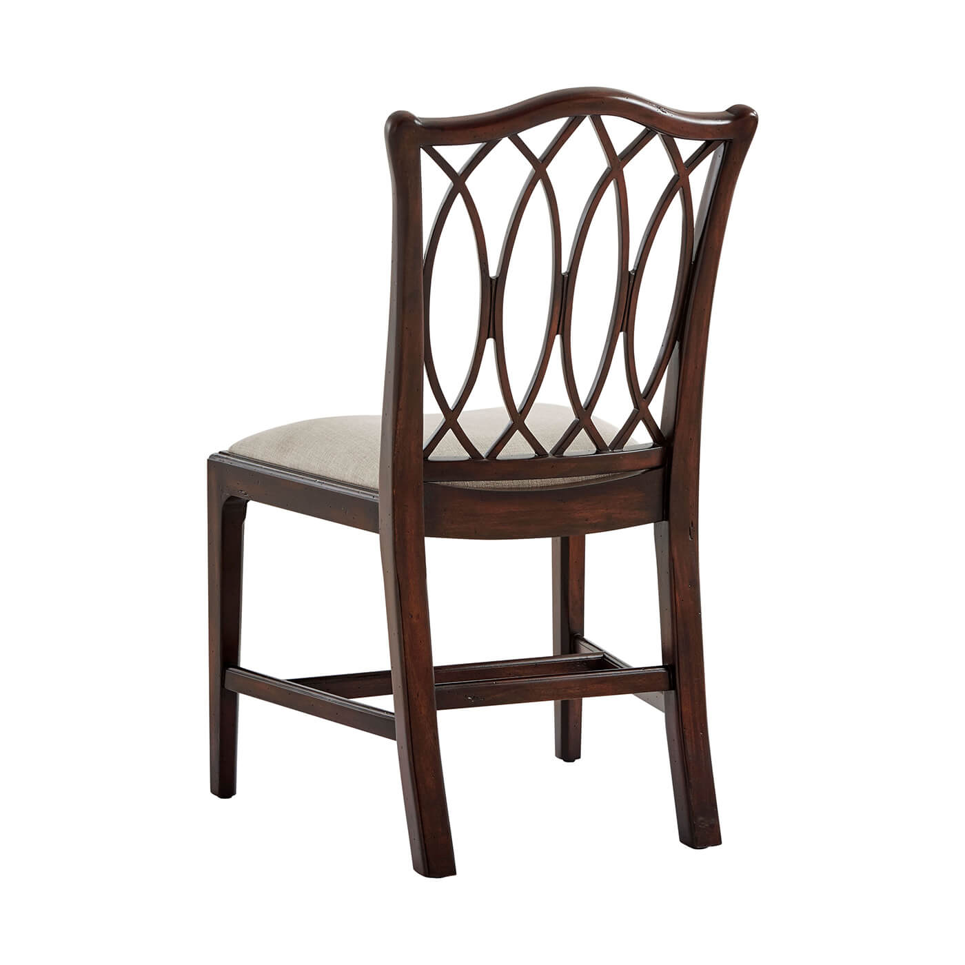 George III Trellis Back Side Chair - English Georgian America