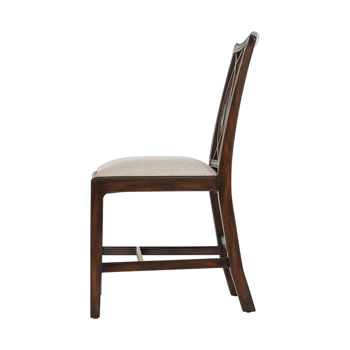 George III Trellis Back Side Chair - English Georgian America