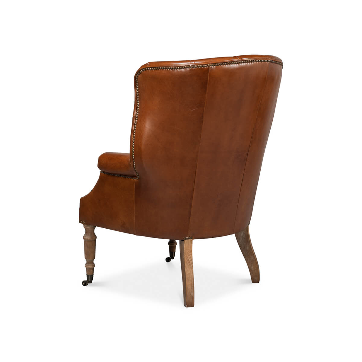 Georgian Barrel Back Wingchair - English Georgian America