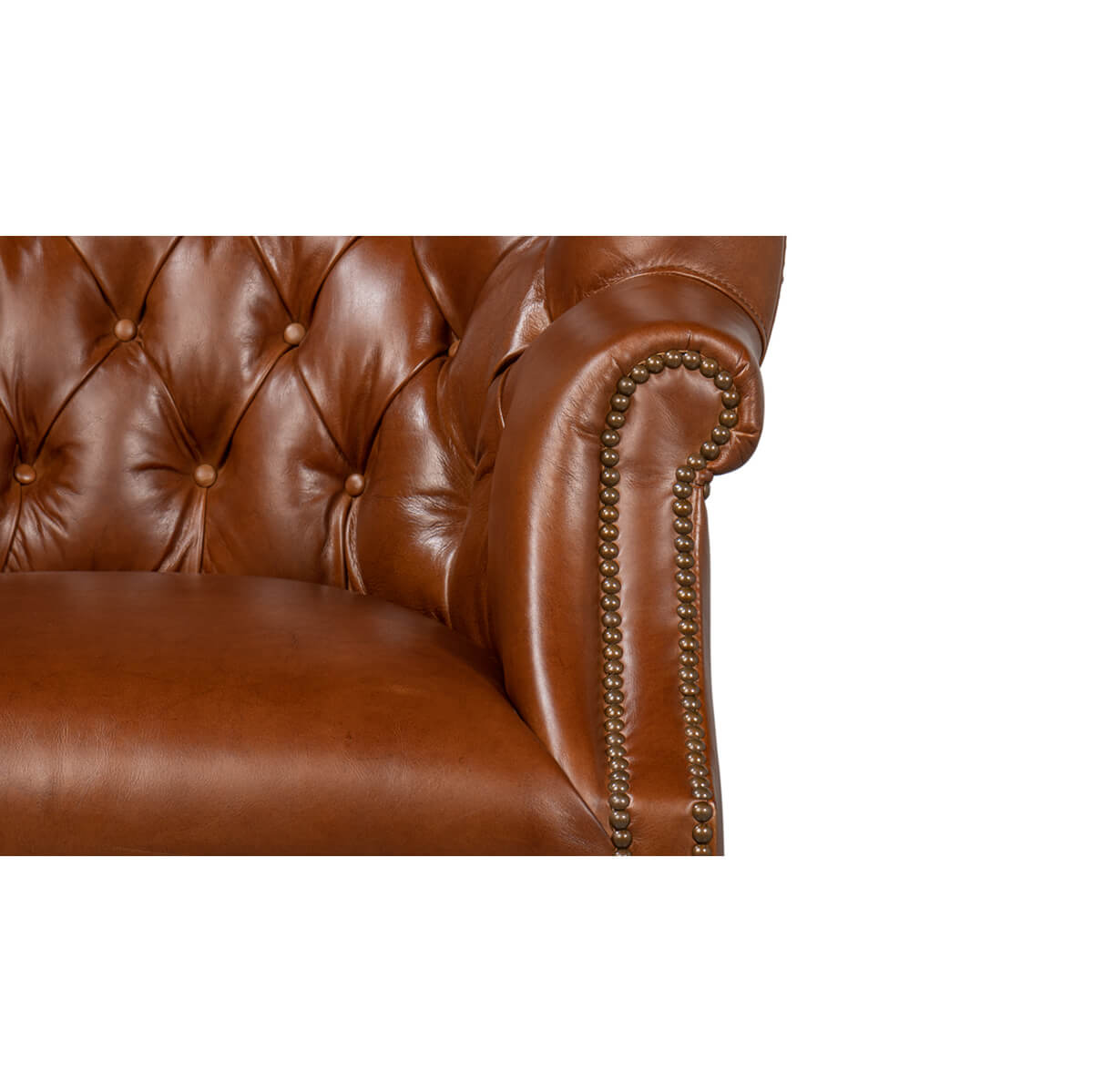 Georgian Barrel Back Wingchair - English Georgian America