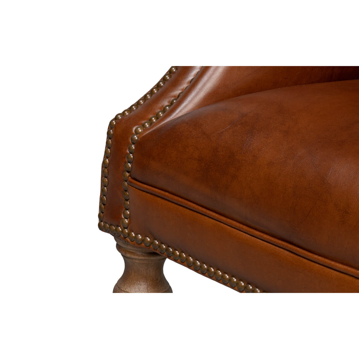 Georgian Barrel Back Wingchair - English Georgian America