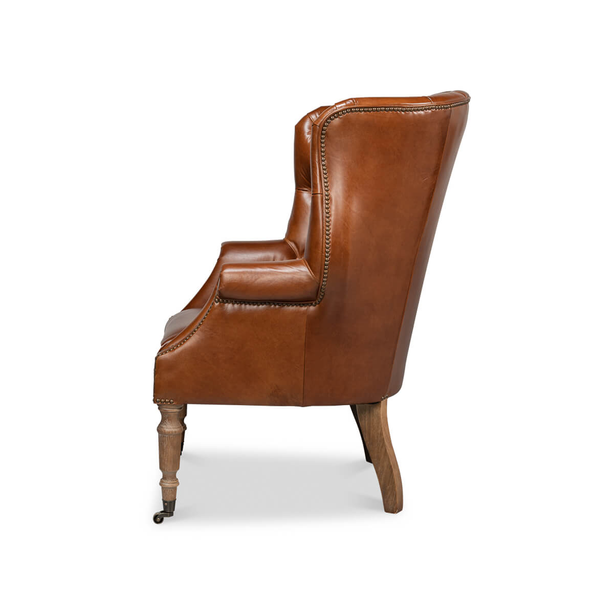 Georgian Barrel Back Wingchair - English Georgian America