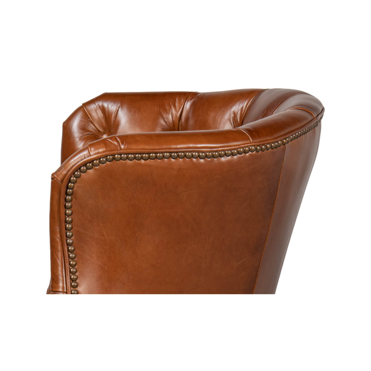 Georgian Barrel Back Wingchair - English Georgian America