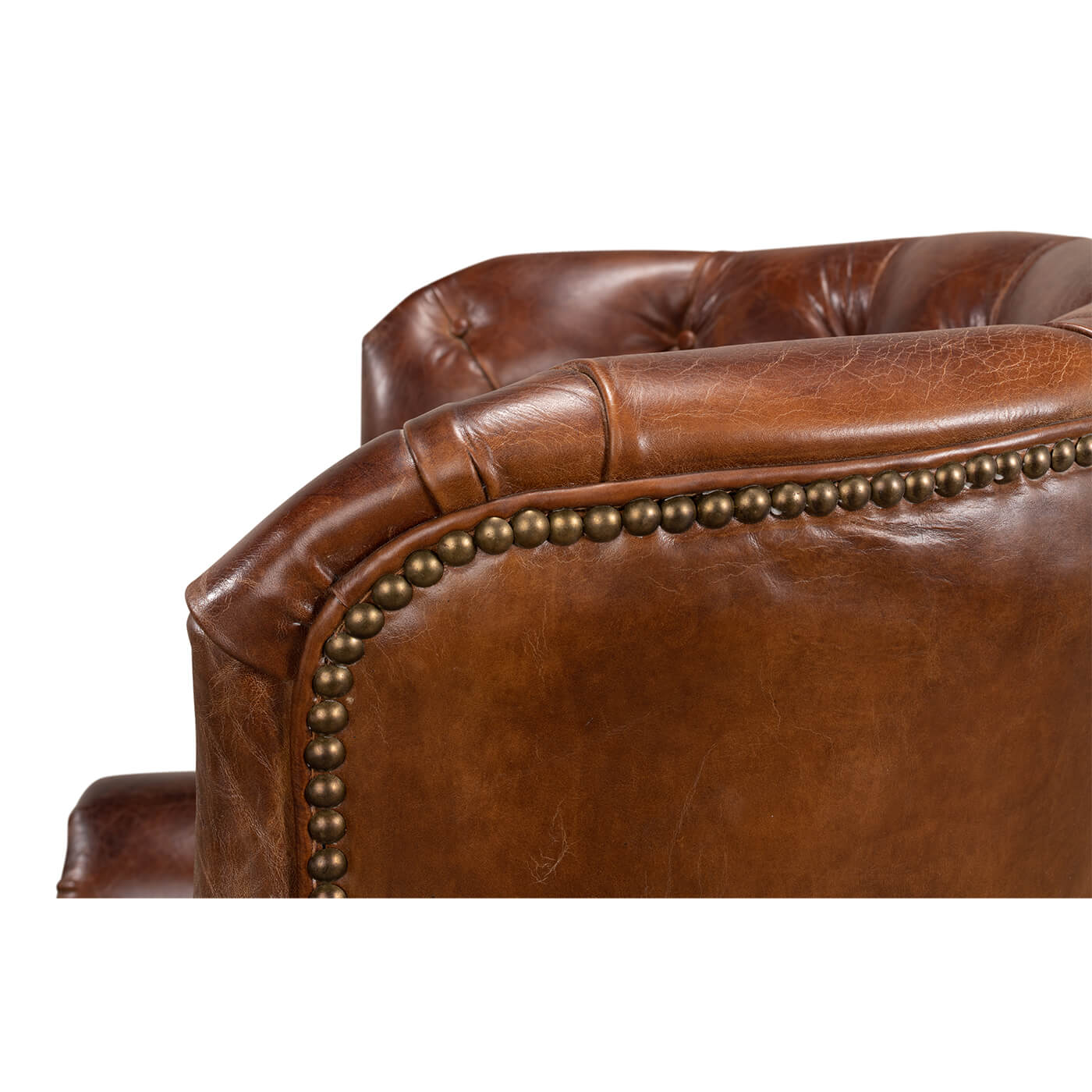 Georgian Barrel Back Wingchair - English Georgian America