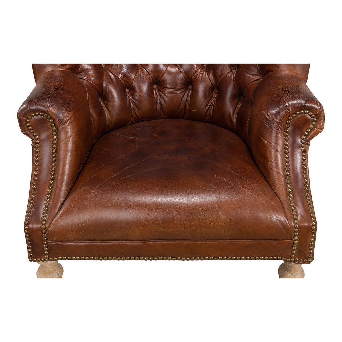 Georgian Barrel Back Wingchair - English Georgian America