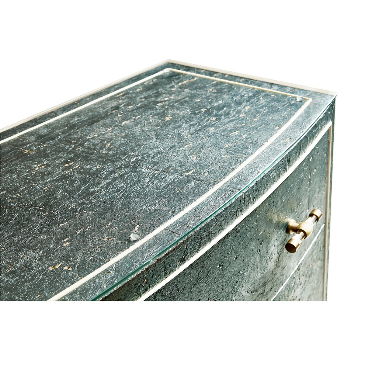 Georgian Bow Front Bedside Chest - English Georgian America