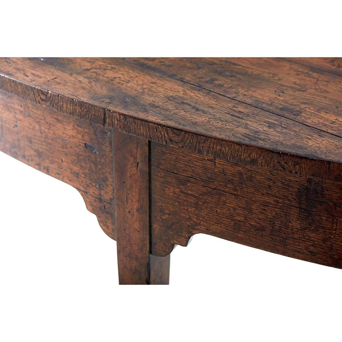 Georgian Bowfront Console Table - English Georgian America