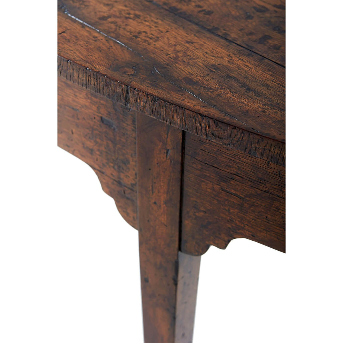 Georgian Bowfront Console Table - English Georgian America