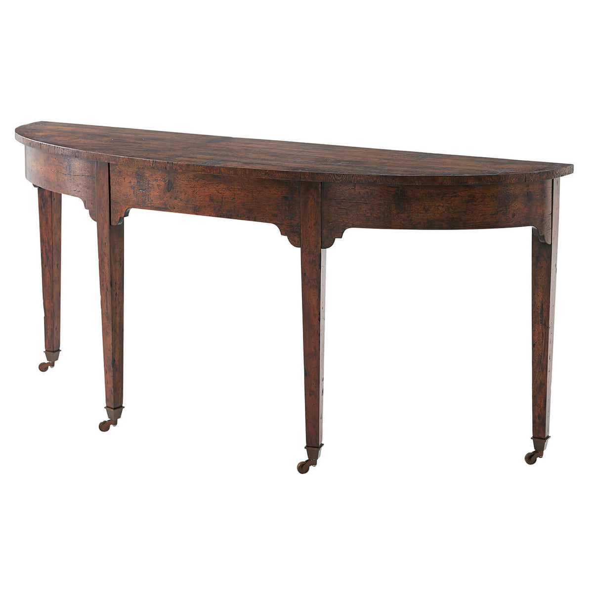 Georgian Bowfront Console Table - English Georgian America