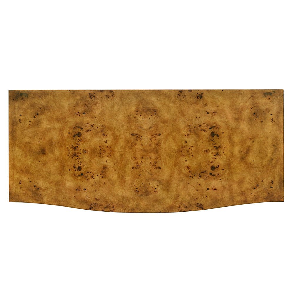 Georgian Burl Bowfront Chest - English Georgian America