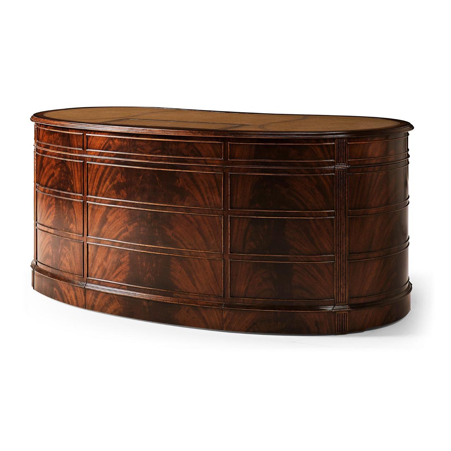 Georgian Kidney - Shaped Executive Desk - English Georgian America