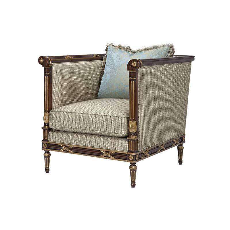 Georgian Mahogany Armchair - English Georgian America