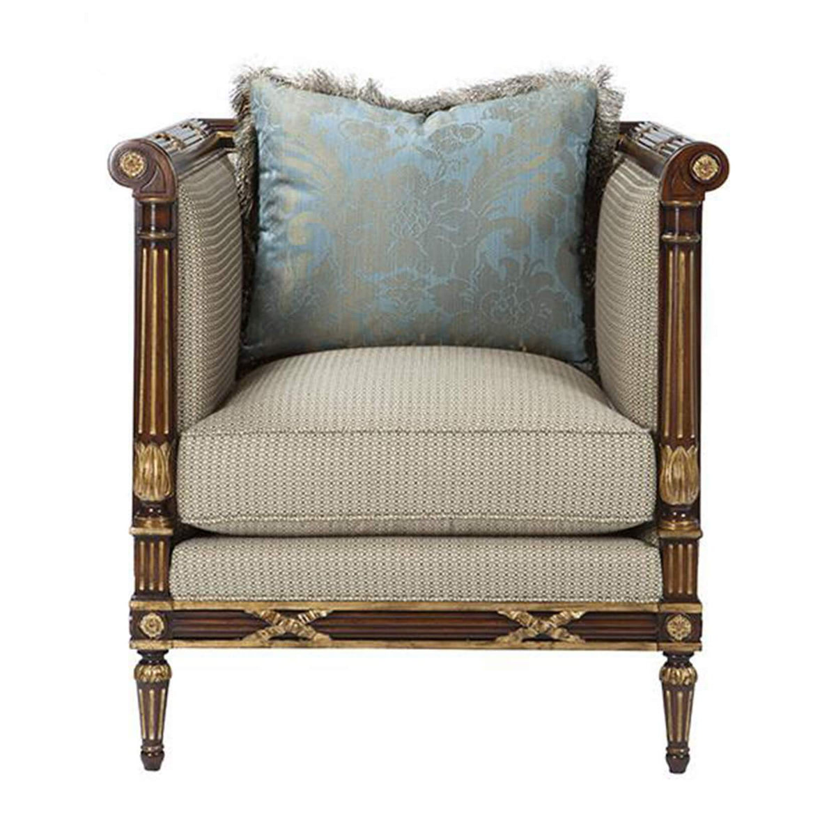 Georgian Mahogany Armchair - English Georgian America