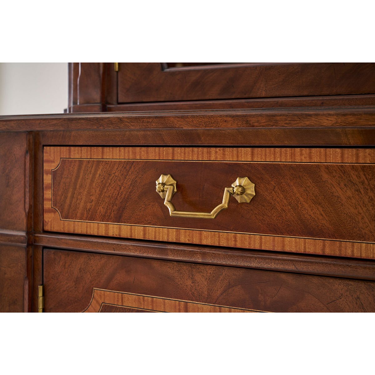 Georgian Mahogany Display Cabinet - English Georgian America