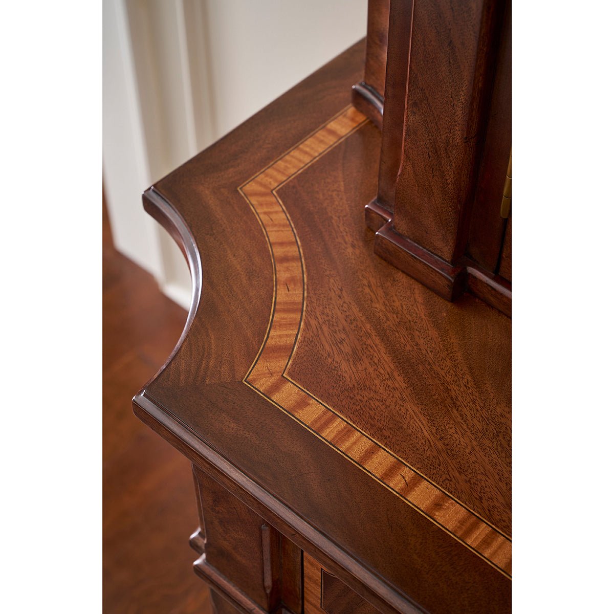 Georgian Mahogany Display Cabinet - English Georgian America