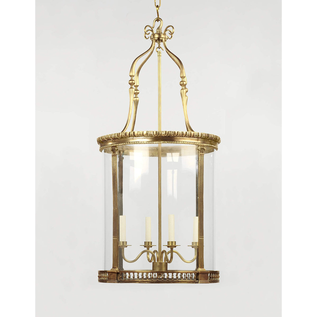 Georgian Round Hall Lantern - English Georgian America