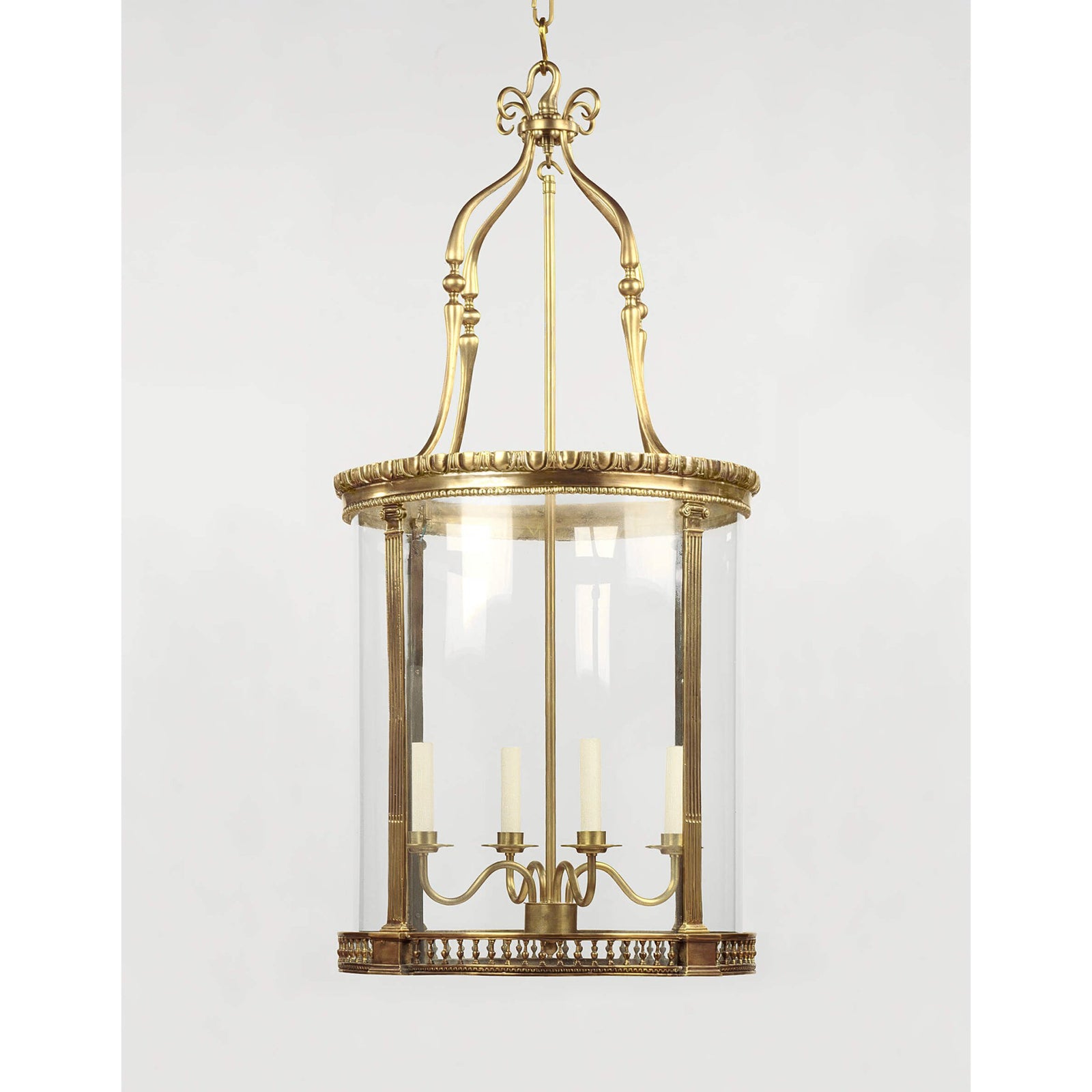 Georgian Round Hall Lantern - English Georgian America