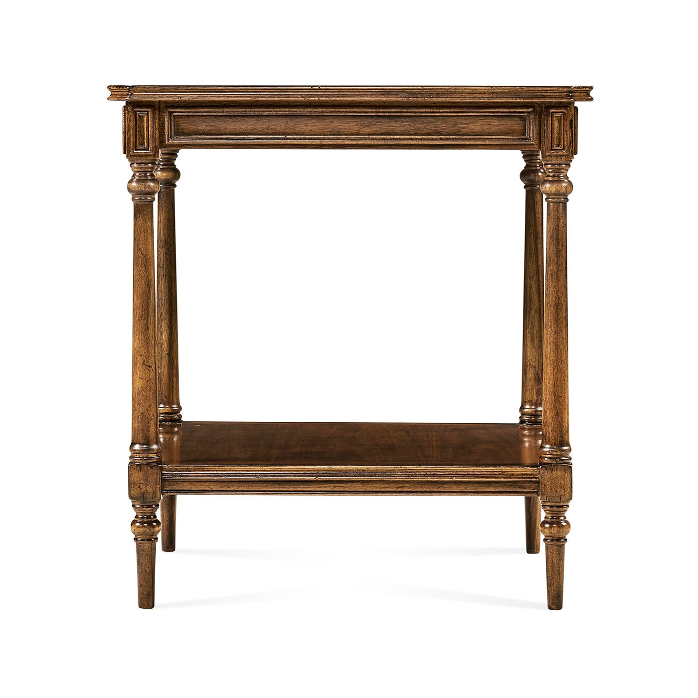 Georgian Walnut Side Table - English Georgian America