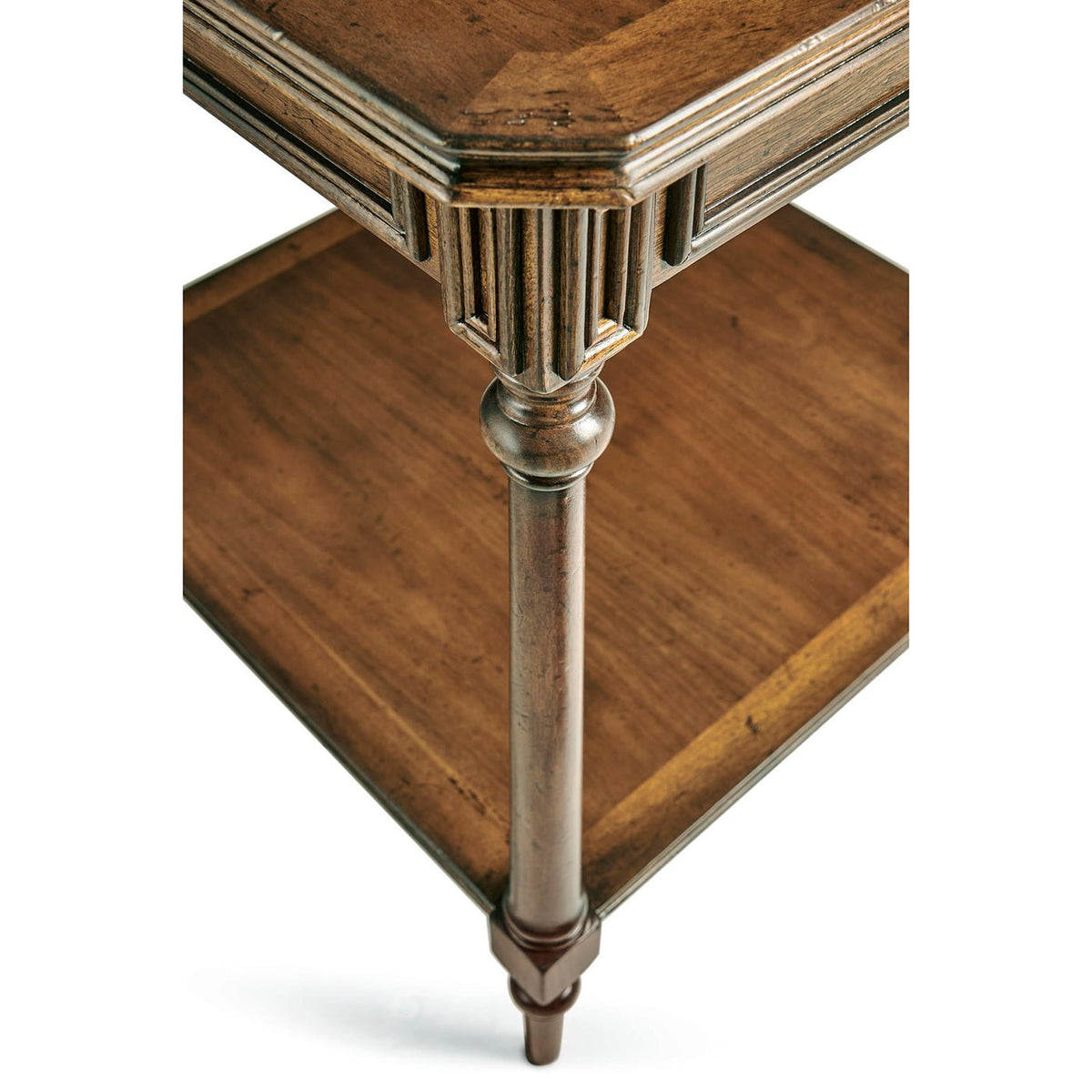 Georgian Walnut Side Table - English Georgian America