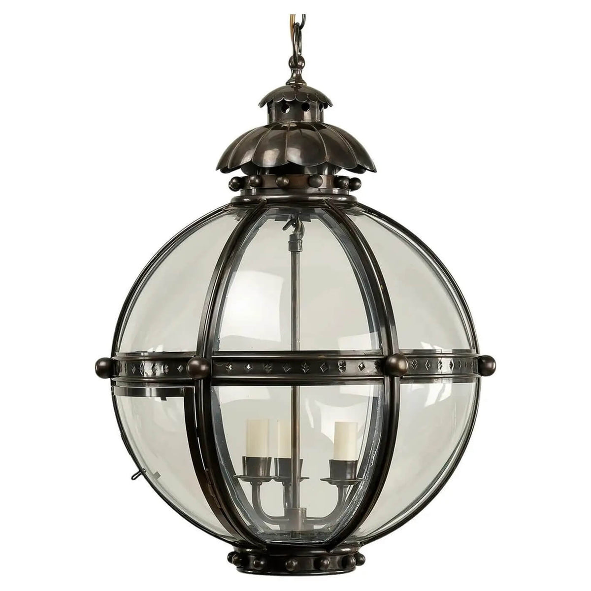 Globe Lantern - Bronze Finish - English Georgian America