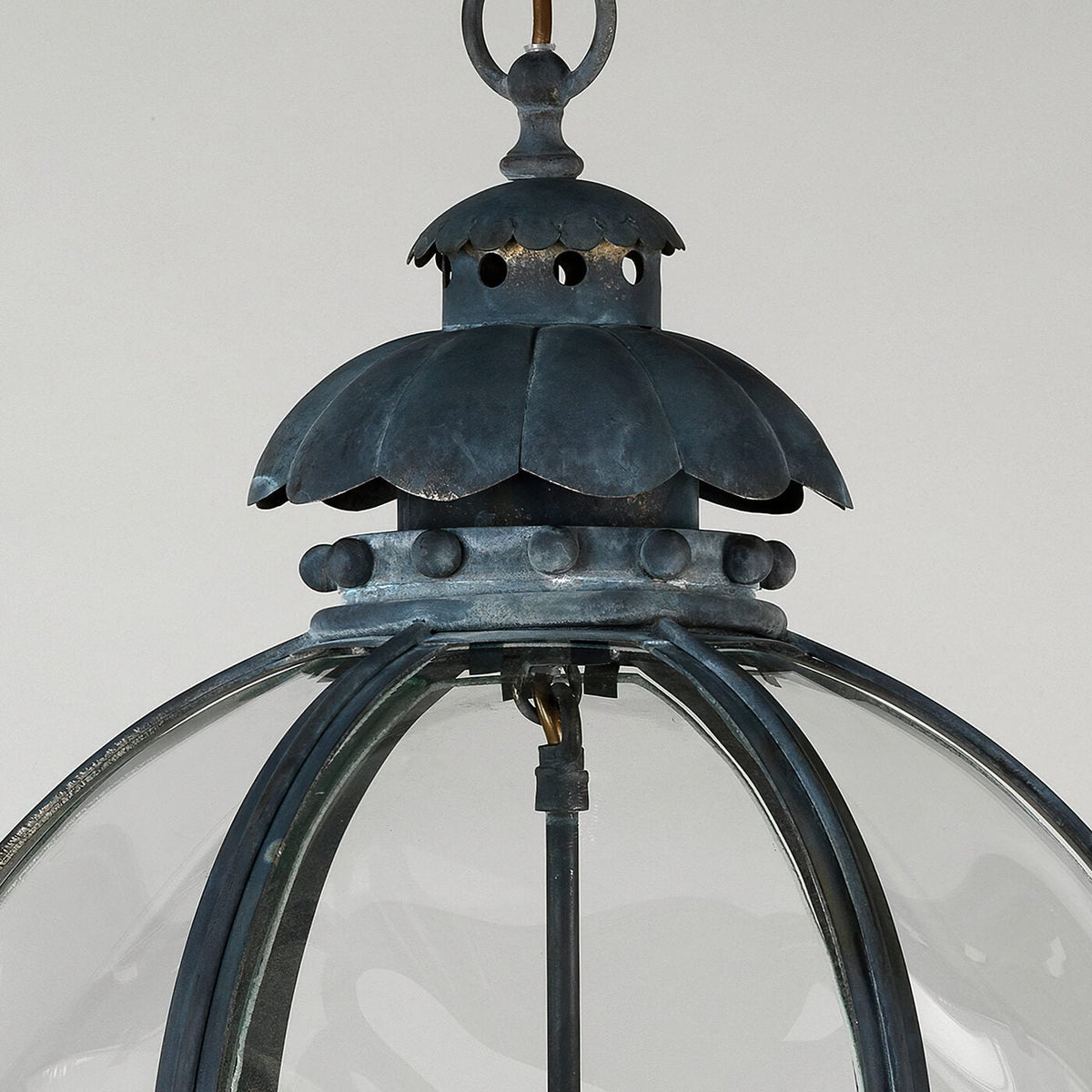 Globe Lantern - Zinc Finish - Small - English Georgian America