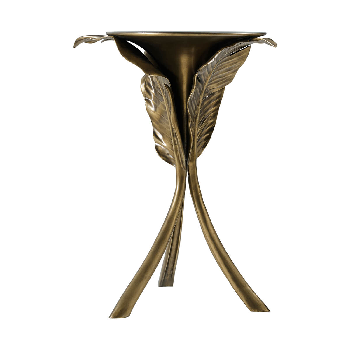 Gold Palmetto Accent Table - English Georgian America